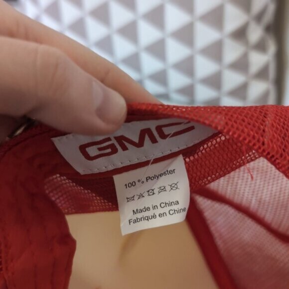 GMC Retro Style 80s 90s Rare Collectible Mesh Trucker Snap Back Cap OS - Picture 4 of 5